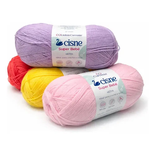 Fio Crafts Holic Cisne 140g 350mts Tex 400 Crochê E Tricô Cor 1211