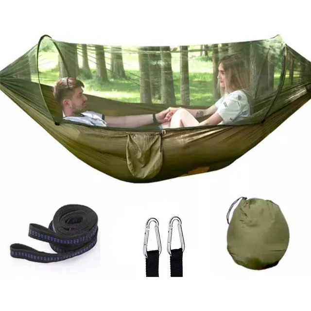 Dj Hamaca Con Mosquitera For Acampar Al Aire Libre, Con