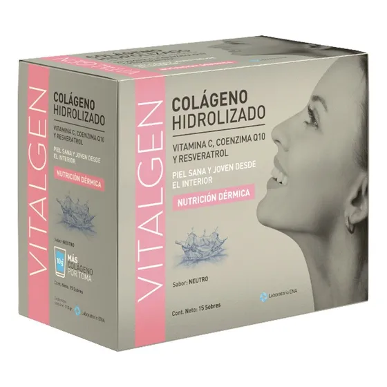 Vitalgen Colágeno Hidrolizado Vitamina C Piel Sana Y Joven