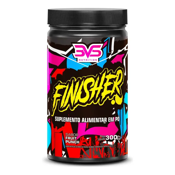 Pós Treino / Intra Treino Finisher 300g - Sabor: Fruit Punch - Fórmula Exclusiva Com 7 Ingredientes Que Auxiliam Na Recuperação Pós Treino Amino Energy