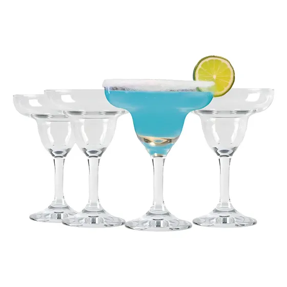 Set 4 Copas Margarita 266ml Línea Cristar