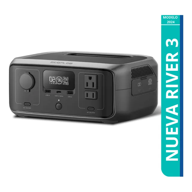 Ecoflow River 3 Ups Estacion Energia Compacta Starlink 600w