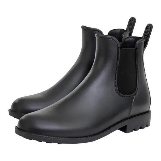 Botas Lluvia Caña Baja Mujer Chelsea Bottplie - Negro