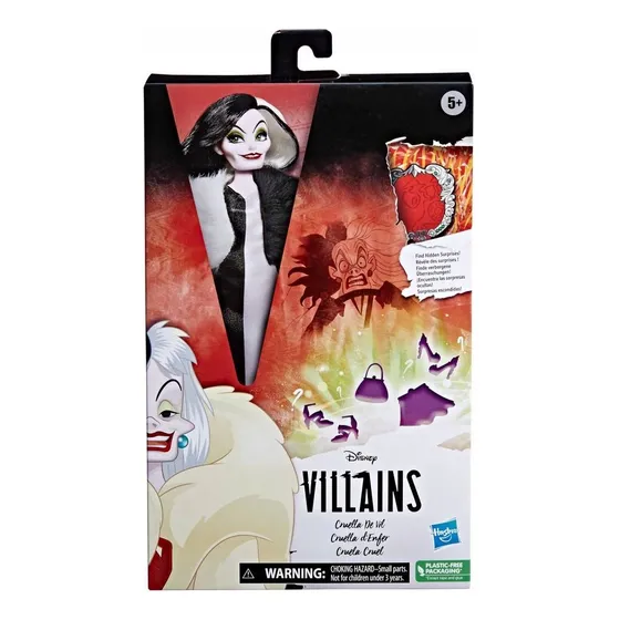 Cruella De Vil Villains 101 Dálmatas Muñeca Princesas Disney