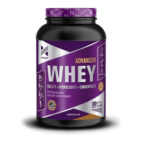 Suplemento en polvo Xtrenght Nutrition Advanced Whey Protein proteínas sabor chocolate en pote de 907g