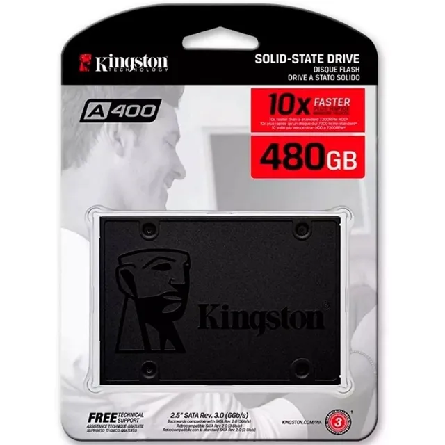 Disco Duro Ssd Kingston Estado Solido 480gb A400 Nuevo