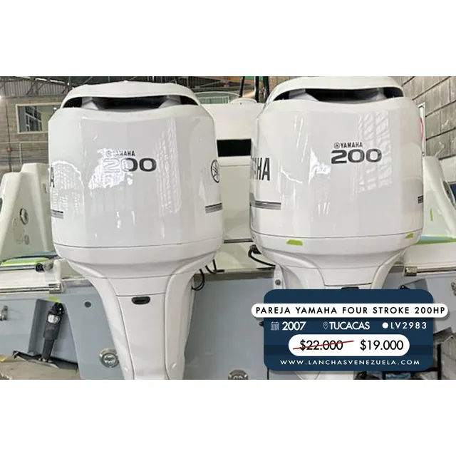 Pareja Yamaha Four Stroke 200hp Lv2983