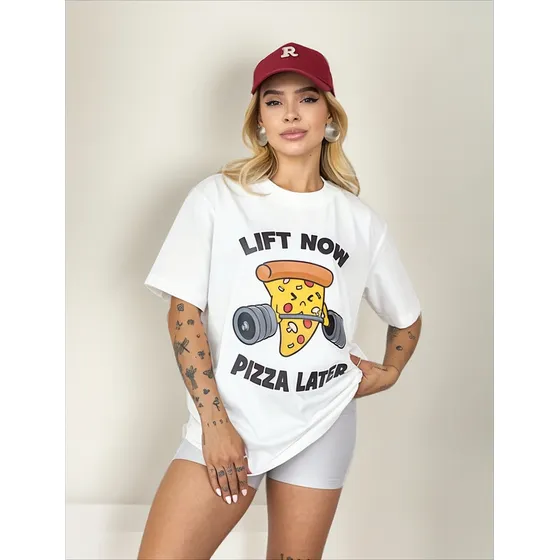 Blusa Oversized Feminina Tendência 100% Algodão Moda Premium