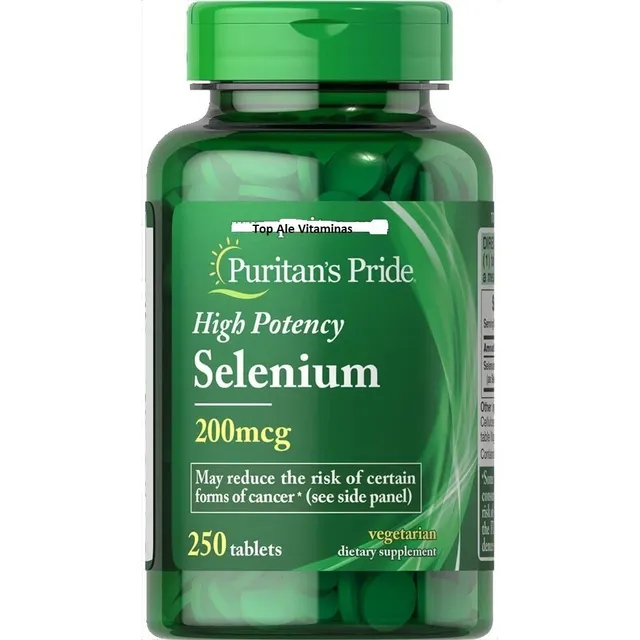 Selenio Selenium 200mcg 250 Tabs De Eeuu