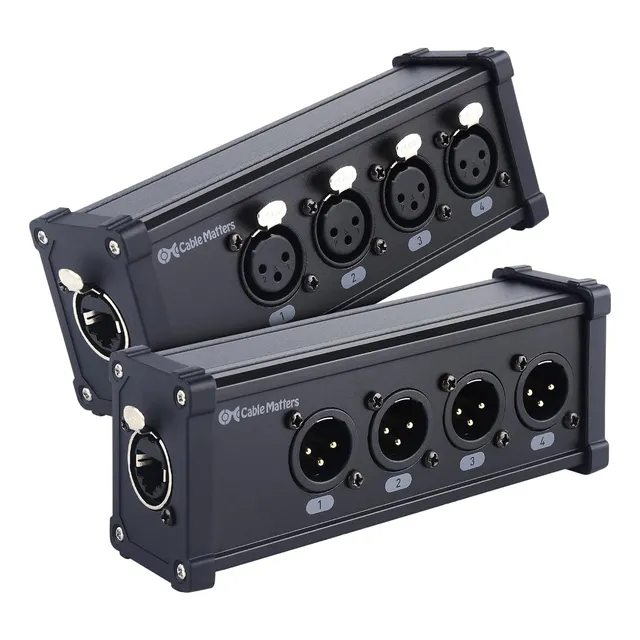 Cable Xlr Ethernet 4 Canales Par