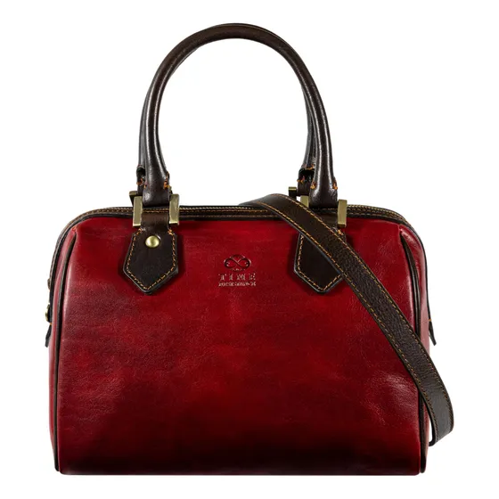 Time Resistance Leather Handbag - Propósito De Cuero Bftzd