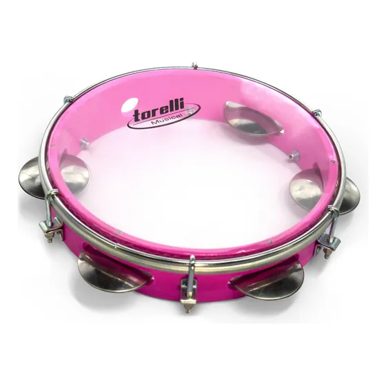 Pandeiro Torelli Tp848 8 Polegadas Pele Transparente
