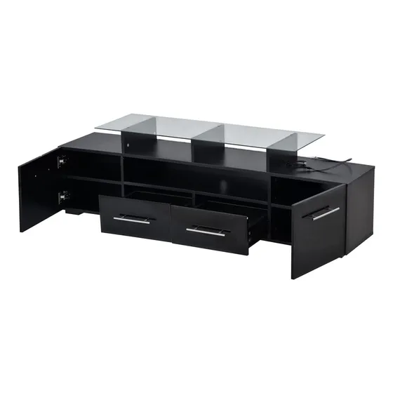 Soporte Para Tv Luz Led Que Cambian Color Centro Universal