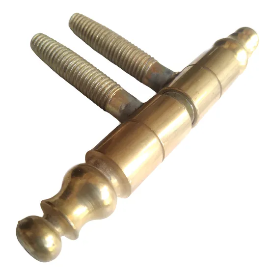 Bisagra Dorada Anuba Con Perno Roscado 3 1/2x1 1/2 Un Par