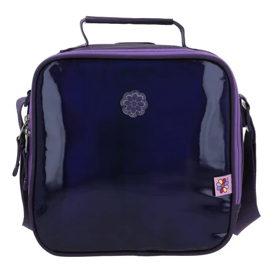 Lonchera Termica Chenson Happy Girl Aurora Para Niña Escolar Violeta Oscuro Aurora