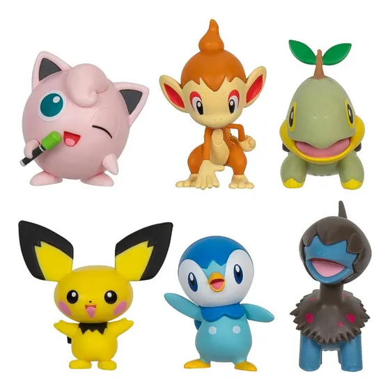Pokémon Batalla Pichu Jigglypuff Turtwig Piplup Y Chimchar