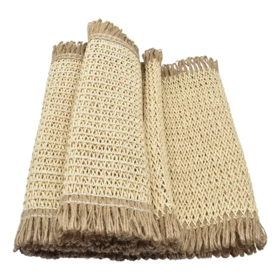 Mantel Caminero De Ratán Para Mesa 30x120cm