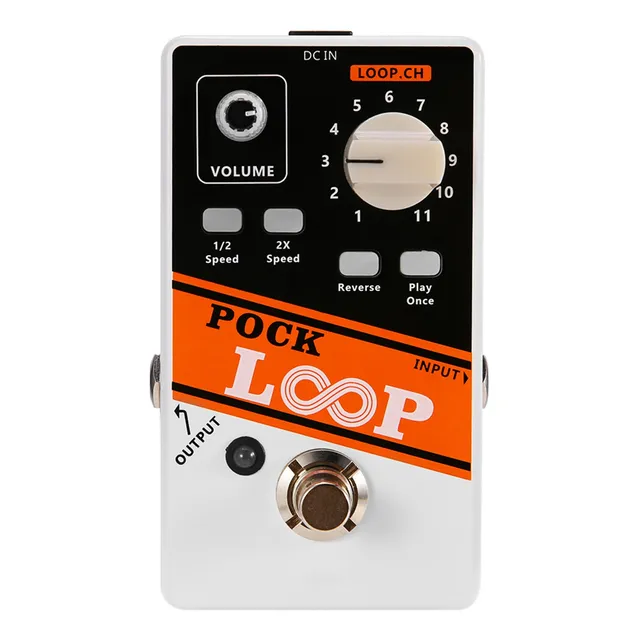 Pedal De Efectos De Guitarra Pock Loop Looper 11 Loopers Max