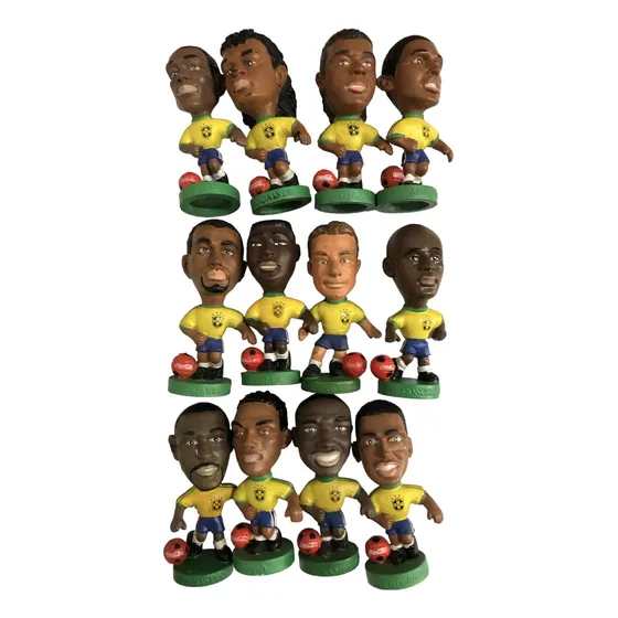 Bonecos Mini Craques Brasil Copa Do Mundo 1998 Coca Cola