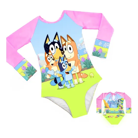 Bañador Traje De Baño Bluey Para Niña 