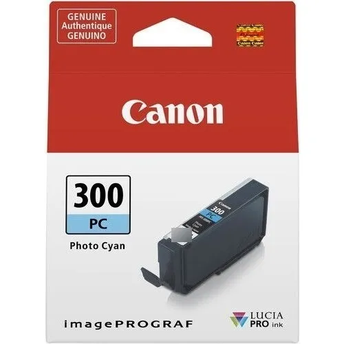 Cartucho De Tinta Canon Pfi-300 Photo Cyan