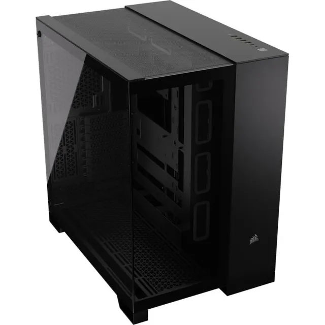Gabinete Gamer Corsair 6500x Tg Mid-tower Negro Dos Camaras