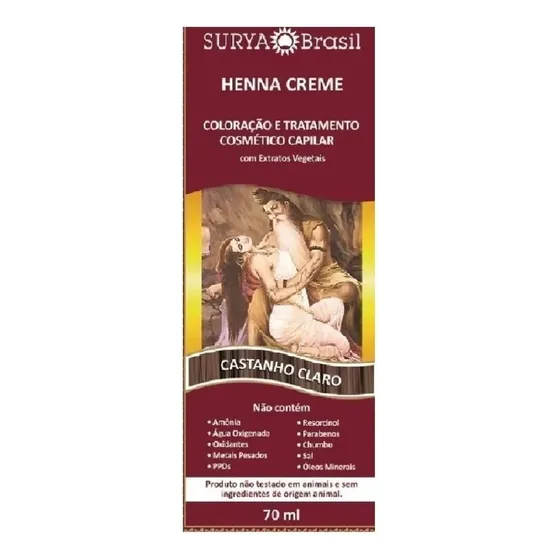 Henna Crema Surya Brasil Castaño Claro