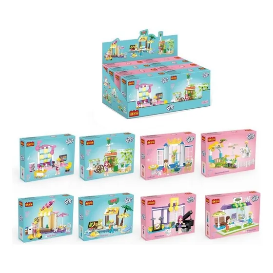  Cogo Juego Didactico Chicas 822 Piezas Set X 8 St