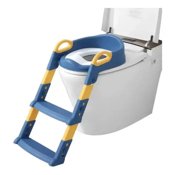 Asiento Adaptador Escalera Inodoro Wc Para Niños Acolchado