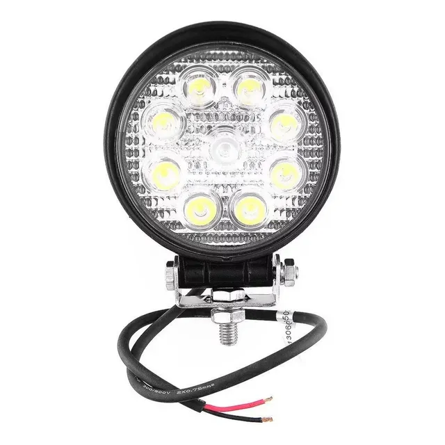 Faro Led 9 Burteo Auxiliar Redondo 27w Camión Agro 4x4  