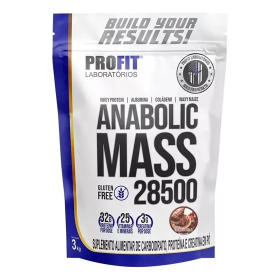 Hipercalórico Anabolic Mass 28500 3kg - Profit Labs