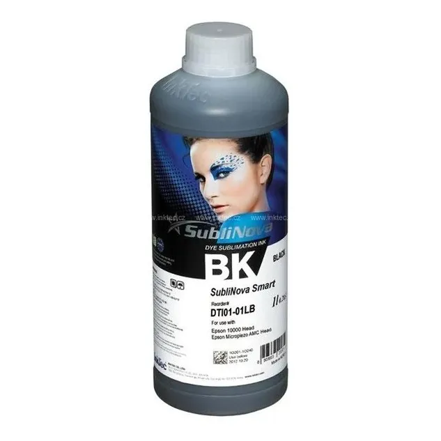 Tinta De Sublimación Sublinova 1l Black Cian Yellow Magenta