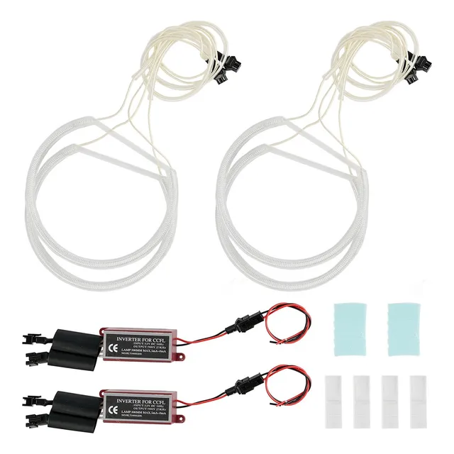 Luz De 4 Ojos De Ángel For Bmw E36 E38 E39, Anillos Blancos
