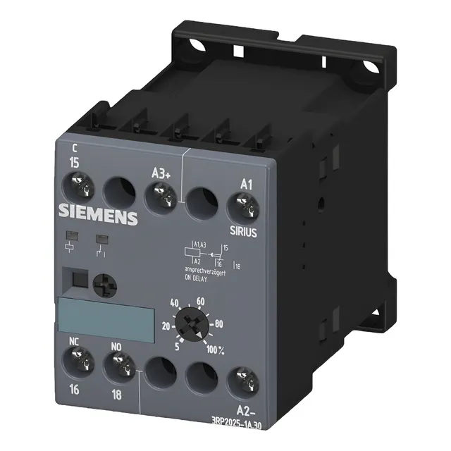 Relevador De Tiempo Siemens 3rp2025-1aq30 100-127 Vac, 24vdc
