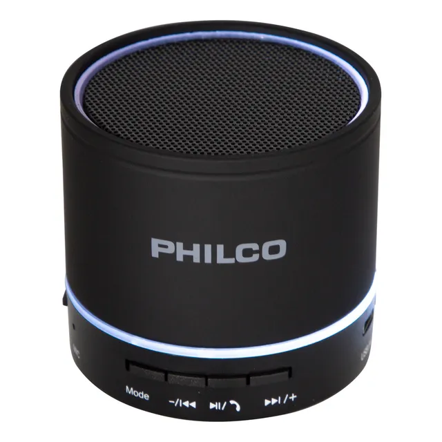 Parlante Portátil Bluetooth 3w P295 Negro, Philco Color Negro