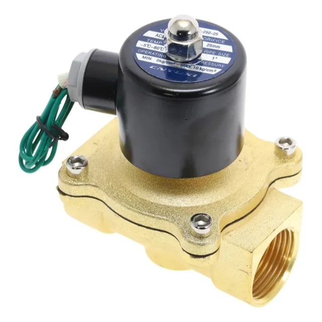 Valvula Solenoide 3/8  Combustible Agua Aire  12 V Dc