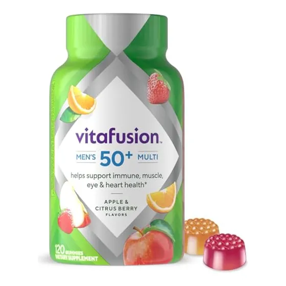 Multivitamínico En Gomitas Vitafusion Para Hombres De Más De