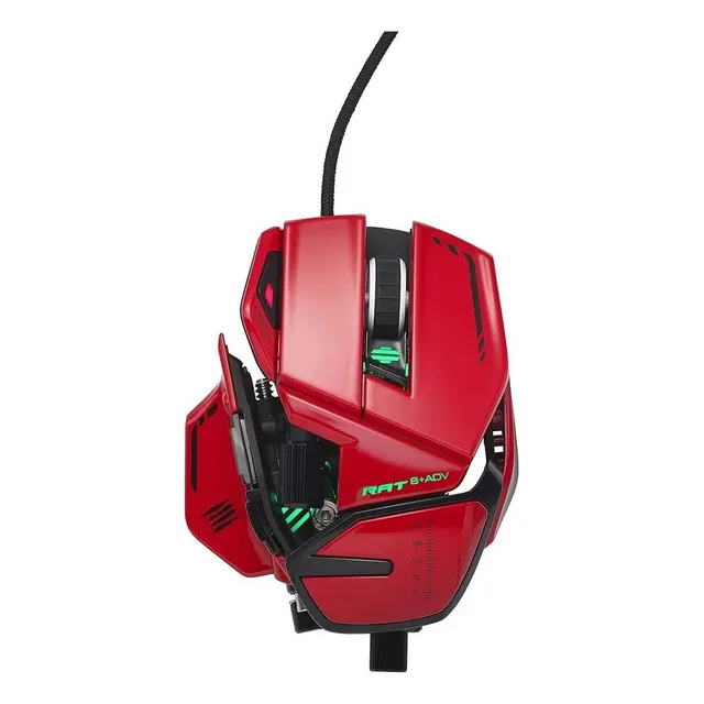 Mouse Gamer Mad Catz R.a.t. 8+ Adv Ajustable 20,000 Dpi Rojo