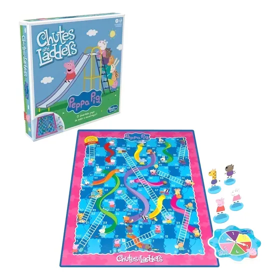 Jogo De Tabuleiro Peppa Pig Chutes And Ladders Hasbro F2927