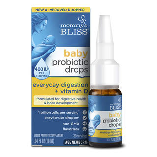 Suplemento Mommy's Bliss Probiotic Drops Con Vitamina D, 10 Suplemento Mommy's Bliss Probiotic Drops Con Vitamina D, 10