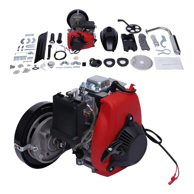 Kit Motor Bicicleta Cc Tiempo Gasolina Motorizada Para