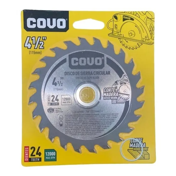 Disco Widia 4-1/2  X 24d Madera Covo Cod: 2515171