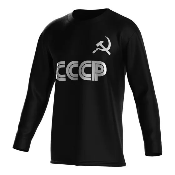 Camiseta Cccp Lev Yashin Retro Manga Larga