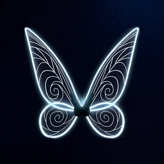 Alas De Mariposa Led Hora Loca Cotillon