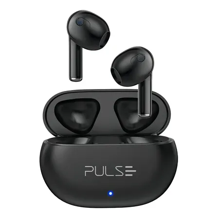 Fone De Ouvido Pulse Tws Bluetooth 5.3 Com Touch, Som Estéreo E Até 12h De Bateria  Ph413 Preto