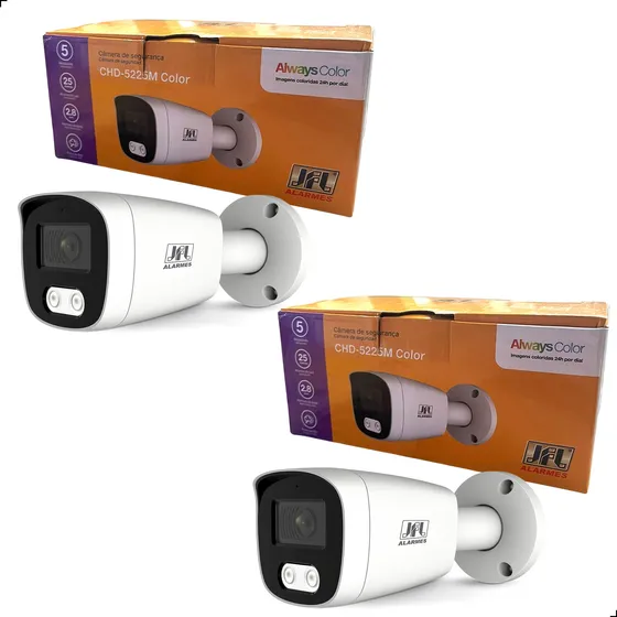 2x Câmera Full Color Jfl Chd-5225 Color 2mp/4mp/5mp Externa