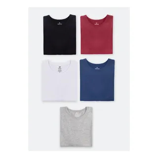Kit Com 5 Camisetas Masculinas BĂĄsicas Hering Kit Com 5 Camisetas Masculinas BĂĄsicas Hering