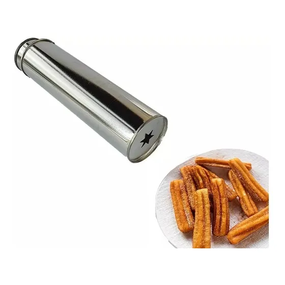 churrera De Hojalata Manual Molde Para churros X Unidad cOlor Plateado
