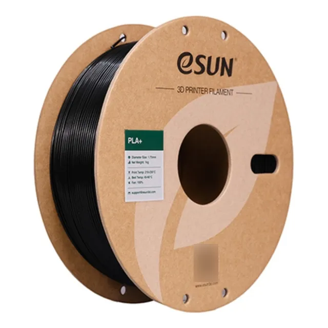 Filamento Esun Pla Plus 1.75 Mm Negro 1kg
