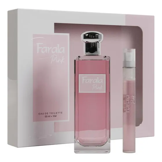Perfume Farala Pink 50 Ml + Vial